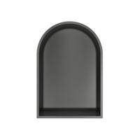 Hotbath &More Inbouwnis Toogmodel - 452 x 30 x 10 cm - Geborsteld Gunmetal PVD