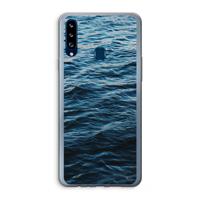 Oceaan: Samsung Galaxy A20s Transparant Hoesje - thumbnail