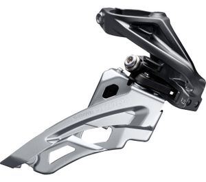 SHIMANO voorderailleur 3 x 10-speed deore fc-m6000 side swing hoge klem 40-42t zwart