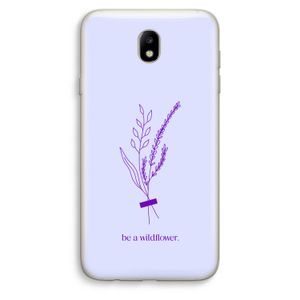 Be a wildflower: Samsung Galaxy J7 (2017) Transparant Hoesje
