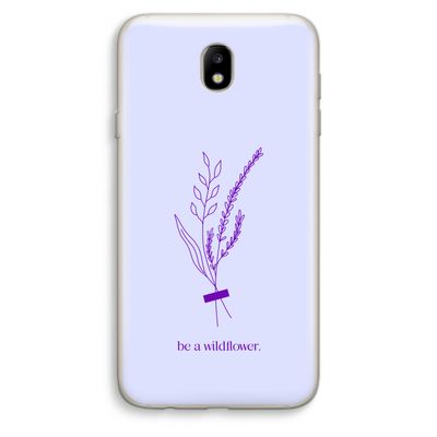Be a wildflower: Samsung Galaxy J7 (2017) Transparant Hoesje