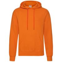 Fruit of the Loom Sweater - met capuchon - oranje - volwassenen - Hoodie