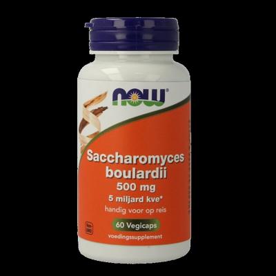 NOW Saccaromyces boulardii 500mg 60 Vegetarische capsules