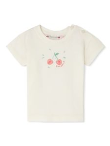 Bonpoint t-shirt Dom à cerises imprimées - Blanc