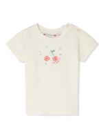 Bonpoint t-shirt Dom à cerises imprimées - Blanc