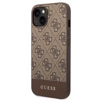 Guess 4G Stripe iPhone 14 Plus Hybrid Case - Bruin