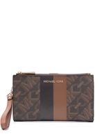 Michael Kors portefeuille monogrammé Jet Set - Marron