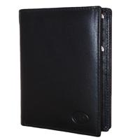 Leather Design Paspoort Portemonnee Zwart Leather Design Paspoort Portemonnee Zwart