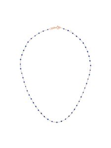 Gigi Clozeau collier à détails de perles - Bleu