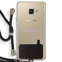 kwetsbaar: Samsung Galaxy A3 (2016) Transparant Hoesje met koord