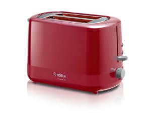 Bosch TAT3A114 broodrooster 7 2 snede(n) 800 W Rood