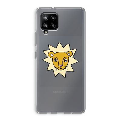 Kleine leeuw: Samsung Galaxy A42 5G Transparant Hoesje