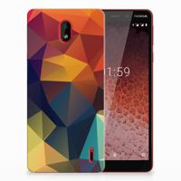 Nokia 1 Plus | TPU Hoesje | Polygon Color