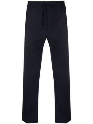 Calvin Klein pantalon droit à lien de resserrage - Bleu