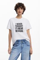 T-shirt "I NEVER THOUGHT" - WHITE - M