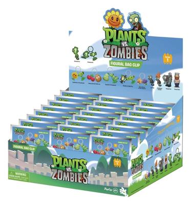 Plants vs. Zombies 3D Foam Bag Clips Serie 1 Display (24)