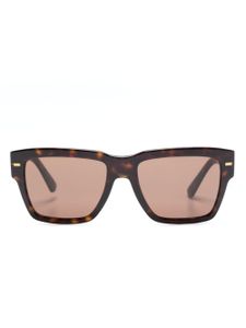 Dolce & Gabbana Eyewear lunettes de soleil teintées à monture carrée - Marron