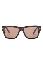 Dolce & Gabbana Eyewear lunettes de soleil teintées à monture carrée - Marron