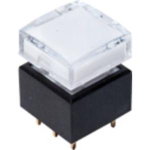 C & K Switches KLS12F036EG Drukschakelaar 28 V/DC 100 mA 1x uit/aan Rood, Groen 1 stuk(s) Tray