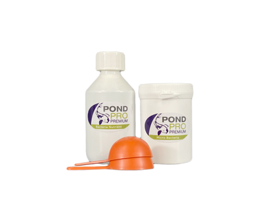 Pond Pro Premium Bactivator Refill Set - 250ml Nutriënt & 250g Micro Bacteria voor Helder Vijverwater