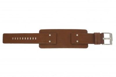 Fossil horlogeband JR-9764 Leder Bruin 24mm
