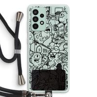 Vexx Black City : Samsung Galaxy A52s 5G Transparant Hoesje met koord
