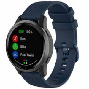 Sportband met motief - Donkerblauw - Samsung Galaxy Watch - 42mm