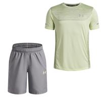 Under Armour Tech Utility Trainingsset Kids Zwart Lichtgroen Geel Donkergrijs Lichtgroen