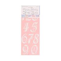 Delta • stencil elegant house number