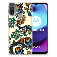 Siliconen Hoesje Motorola Moto E20 | E40 Barok Flower Siliconen Hoesje Motorola Moto E20 | E40 Barok Flower
