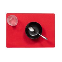 Wicotex-Placemats Uni rood-Placemat easy to clean 12stuks - thumbnail