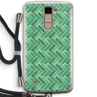 Moroccan tiles 2: LG K10 (2016) Transparant Hoesje met koord