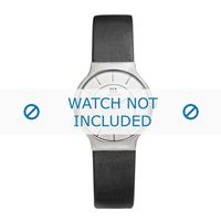 Horlogeband Danish Design IV12Q732 Leder Zwart 16mm