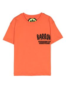 Barrow kids t-shirt en coton à imprimé graphique - Orange