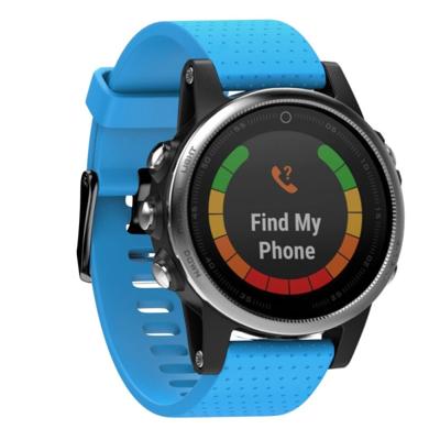Snelle verwijderbare siliconen polsband voor fenix 5S 20mm (hemelsblauw)