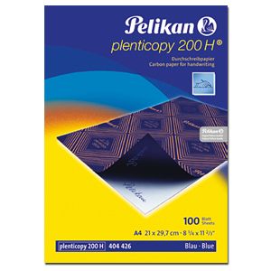 Carbon Handschrift Pelikan A4 200H 10v blauw