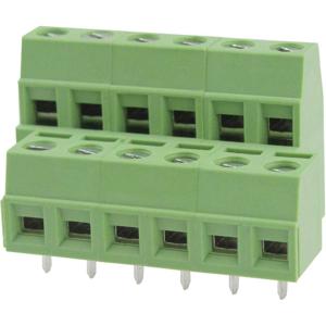 Degson DG127A-5.08-06P-14-00AH Klemschroefblok 2.08 mm² Aantal polen 6 Groen 1 stuk(s)