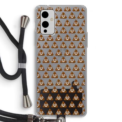 Poop emoji: OnePlus 9 Transparant Hoesje met koord