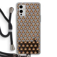 Poop emoji: OnePlus 9 Transparant Hoesje met koord