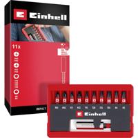 Einhell Impact Bit Taschenbox 11tlg 118673 Bitset 1/4 (6.3 mm), PH, PZ, Torx, Zeskant Einhell Impact Bit Taschenbox 11tlg 118673 Bitset 1/4 (6.3 mm), PH, PZ, Torx, Zeskant