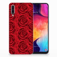 Samsung Galaxy A50 TPU Case Red Roses - thumbnail