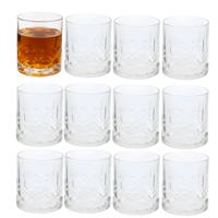 Excellent Houseware Whisky tumbler glas - 12x stuks - 350 ml - drinkglazen - waterglazen