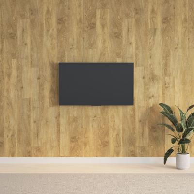 Wandpanelen houtlook 2,06 m PVC bruin
