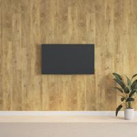 Wandpanelen houtlook 2,06 m PVC bruin