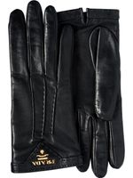 Prada gants en cuir nappa - Noir