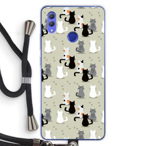 Katten: Honor Note 10 Transparant Hoesje met koord