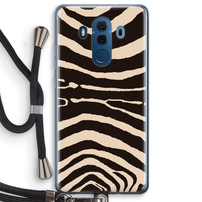 Arizona Zebra: Huawei Mate 10 Pro Transparant Hoesje met koord