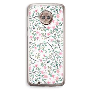 Sierlijke bloemen: Motorola Moto G6 Transparant Hoesje