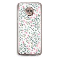 Sierlijke bloemen: Motorola Moto G6 Transparant Hoesje