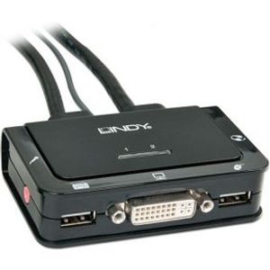 Lindy 42341 KVM-switch Zwart